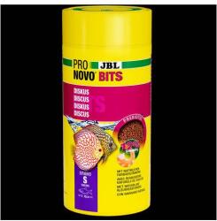 JBL Pronovo Bits Grano S - Akváriumi alaptáp granulátum korongos és egyéb igényes Dél-Amerikai sügér számára 3-10 cm-ig (1000ml/480g) - fishingoutlet