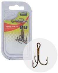 EnergoTeam Grizzly 974m-1/0 2x Bronz Hármashorog 4db/csom (49974100) - fishingoutlet