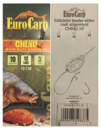 EuroCarp Előkötött feeder előke csaliszigonnyal Chinu-10 10cm 12 lbs (EC-STP031)