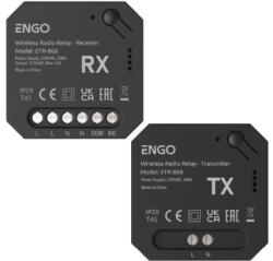 ENGO Set relee inteligent fără fir Engo ETR 868, 16A, NO/COM, RF 868Mhz - 230v (ENGETR868)