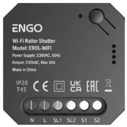 ENGO Releu inteligent pentru rulouri de ferestre ENGO Smart, Wi-Fi, 16A (ENGEROLWIFI)
