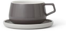 VIVA Чаша за чай с подложна чинийка VIVA Classic Storm 250ml, порцелан (1006995) - topmall