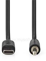 NEDIS CCGL65950BK10 USB-C (USB C) dugó - 3, 5 mm sztereo jack dugó | 1, 00 m (CCGL65950BK10) (CCGL65950BK10)