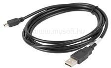 Lanberg USB mini (M)->USB-A (M) 2.0 kábel, 1, 8 m, fekete (Canon) (CA-USBK-10CC-0018-BK) (CA-USBK-10CC-0018-BK)