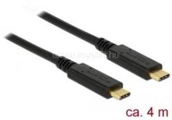 Delock USB 2.0 Type-C -> Type-C kábel 4m (fekete) (DL85206) (DL85206)