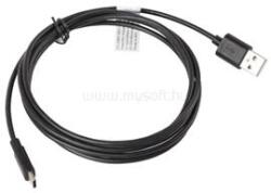 Lanberg USB-C (M)->USB-A (M) 2.0 kábel, 1, 8 m, fekete (CA-USBO-10CC-0018-BK) (CA-USBO-10CC-0018-BK)