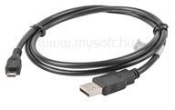 Lanberg USB micro (M)->USB-A (M) 2.0 kábel, 1 m, fekete (CA-USBM-10CC-0010-BK) (CA-USBM-10CC-0010-BK)