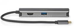 Nedis CCBW64210AT02 USB-C (USB C) dugó - 3x USB, HDMI, RJ45, 5 Gbps (CCBW64210AT02) (CCBW64210AT02)
