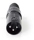 Nedis COTP15900BK szerelhető XLR dugó (COTP15900BK) (COTP15900BK)