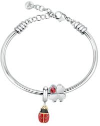 Morellato Stílusos szerencsét hozó acél karkötő Drops SCZ1280