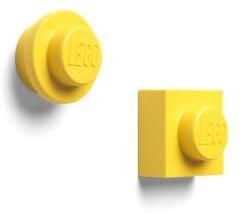 Lego Mágnes, 2 különböző forma, , sárga (L40101732) (L40101732) - aqua