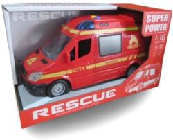 Man Yuk Toys Tűzoltóautó fény- és hanghatásokkal, 1: 16 (8813B-2) - jateknet