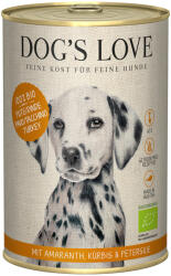 DOG’S LOVE 24x400g Dog's Love Organic Bio pulyka nedves kutyatáp