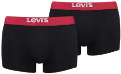 Levi's Levi's, Organikuspamut tartalmú boxer szett - 2 db, Piros, Fekete, Törtfehér, S (701222844-004-S)