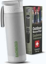Bachgold Palack szűrővel Bachgold Selfpress Waterfilter 500 ml fehér