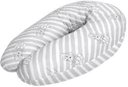 Lorelli Perna multifunctionala Lorelli Grey Striped, bumbac ranforce, 190 cm Lenjerii de pat bebelusi‎, patura bebelusi
