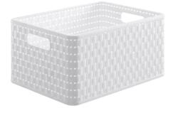 Rotho A4 Country Tárolódoboz, 18 l, fehér (1115301100)