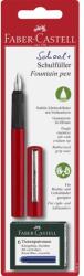 Faber-Castell Blister Iskolai toll, Piros + 6 Faber-Castell patron (FC149812)