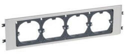 Legrand DLP alu keret négyes D60 szerelvény 85 mm fedélhez - 11170 (11170)