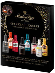 Anthon Berg Liqueurs alkoholos csokoládépalack 8 db - 125g - kamraellato