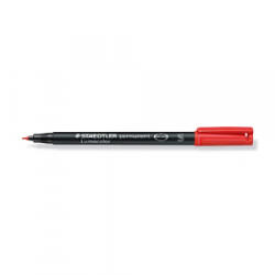 STAEDTLER Marker Lumocolor permanent S piros (313-2) (313-2)