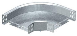 OBO 90°-os sarokidom vízszintes, sarokösszekötővel, cink 60x100 6043216 (6043216)