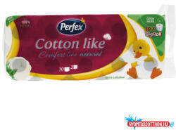  Toalettpapír 3 rétegű kistekercses 10 tekercs/csomag Cotton Line Comfort Line Natural Boni Perfex natúr (54413)