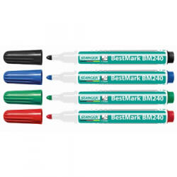 Stanger Táblamarker BM240 kerek 1-3 mm 4 db-os klt. (321002) (321002) - aqua