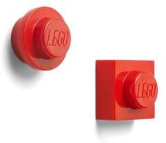 Lego Mágnes, 2 különböző forma, , piros (L40101730) (L40101730)