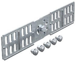 OBO kábeltálcához csuklós összekötő, cink 60x260 7082223 (7082223)