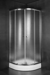 Minotti R800x185 íves zuhanykabin matt üveg 4 mm (JL_4280)