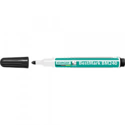 Stanger Táblamarker BM240 kerek 1-3 mm fekete (321091) (321091) - aqua