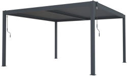  Bioklimatikus pergola G21 Austin 4x4 m, antracit színű alumínium
