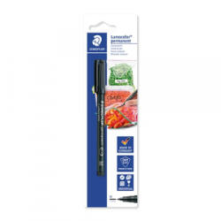 STAEDTLER Marker Lumocolor permanent M fekete konyhai címkézés bliszteres (317-9 BK-1) (317-9 BK-1) - aqua