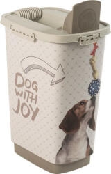 Rotho Cody "Dog with joy" Műanyag Táptartó 25 L - Állatmintás