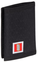 Lego Pénztárca, tépőzáras, 'Bricks', fekete-mintás (L101032511) (L101032511)