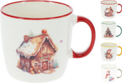 Koopman Karácsonyi kávés bögre - 200 ml, 4 féle minta (DN1900740)
