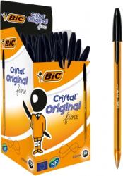 BIC Pix Cristal Fine 0.8 mm negru, 50 buc/cutie Bic 872731CUT (872731CUT)
