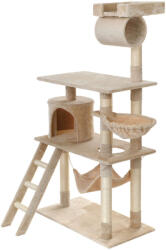 Funfit Play 5 szintes macska Szórakoztató központ és Kaparófa - bézs (1951)