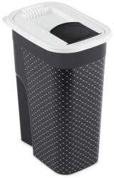 Rotho Flo Műanyag Táptartó 4.1 L - Fekete / Állatmintás