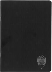 DACO Caiet tip 1 Daco, 24 file, 100 g/mp, coperta plastic, Negru (CT521/NEGRU)