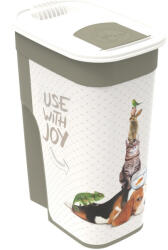 Rotho Flo "use with joy" Műanyag Táptartó 4.1 L - Állatmintás