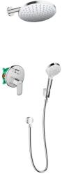 Hansgrohe Vernis Blend set de duș ascuns cu duș de ploaie crom 88001997 (88001997)