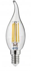 GTV bec cu led 1x4 W 4000 K E14 LD-C35FLE4-40L (LDC35FLE440L)