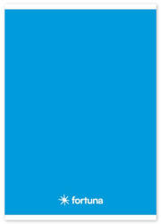 Fortuna Füzet vonalas FORTUNA Monocolor A/5 32 lapos kék