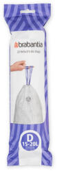 Brabantia PerfectFit Sort&Go/Built-In saci de gunoi 647036, dimensiune D, 15-20 l, 20 buc, alb (647036) Cos de gunoi