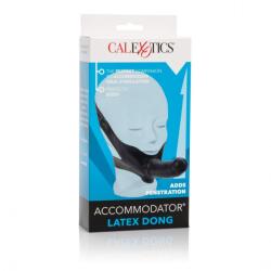 CalExotics Accomodator dildós fejhám (fekete) - szeresdmagad
