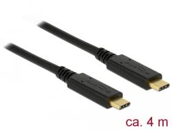 Delock Cablu USB 2.0 Tip-C la Tip-C 4 m PD 5 A E-Marker