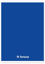 Fortuna Füzet vonalas FORTUNA Monocolor A/5 32 lapos sötétkék