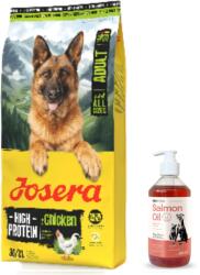 Josera JOSERA High Protein Adult Chicken 12.5kg + LAB V Lazacolaj Kutyáknak és Macskáknak 500ml